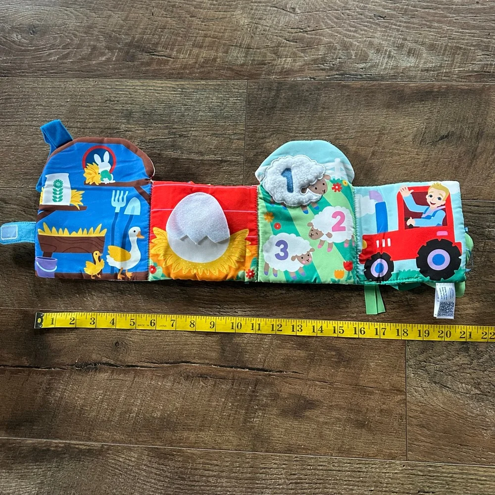Baby Ms. Rachel Red & White Sensory Learning Farm Toy
